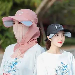 여자 등산 골프 밭일 햇빛 차단 선바이저 워머 모자 남자모자