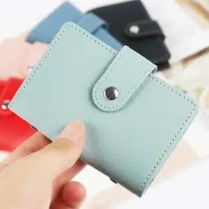 자격증보관 가죽 포토카드 명함 자격증 수첩 케이스 26장입