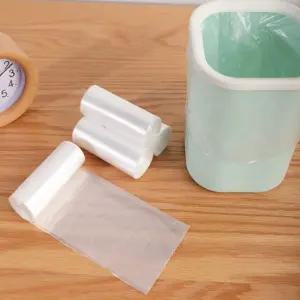 음식물 쓰레기 비닐 봉투 1롤 50매 미니 사이즈 투명 주방용 위생비닐