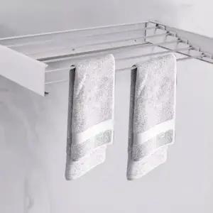 고품질 벽걸이 드라이 행거 접이식 빨래 건조대 슬림 대형 벽부착 (WFKKOXO)