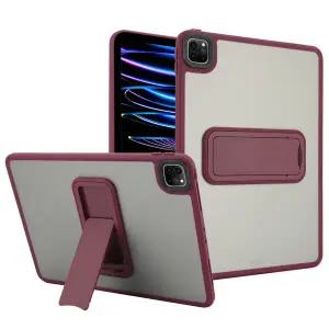 아이패드 프로6 5 4세대 11 M1 M2 심플 반투명 접이식 킥스탠드 하드 태블릿 케이스