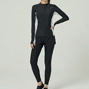 여성 래쉬가드세트 집업 비치웨어 커플 수영복 민소매 5종 빅사이즈 - 99