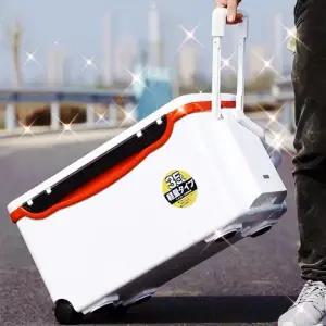 낚시용 아이스박스 해동 갈치쿨러 캐리 바퀴달린 35L