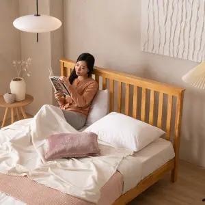 루나 베이직 고무나무원목 침대프레임 퀸 Q