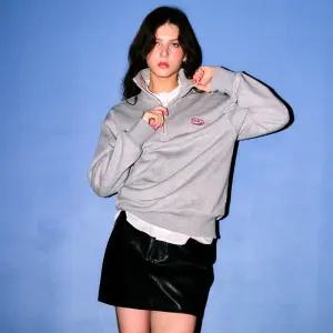 UNISEX 집업스웨트셔츠 [MELANGE GREY] / SBC3U02007