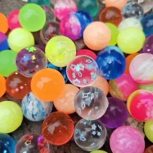 체육교구 탱탱볼 10p 컬러풀 25mm 랜덤컬러 미니