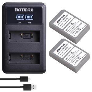 Batmax PS-BLS5 BLS-50 배터리 및 LED USB 충전기, 올림푸스 펜 E-PL2,E-PL5,E-PL6,E-PL7,E-PL10,E-PM2,OM-