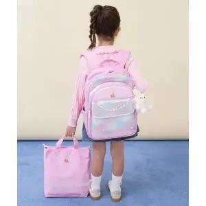빈폴 BEANPOLE 키즈 여아 오로라 책가방 2SET 라이트 핑크 (BI61D4G02Y) BI61D4G02Y 235144