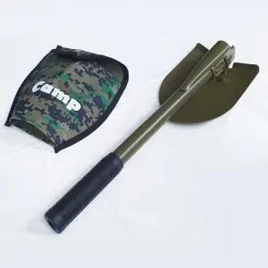 캠프 국방색 2단 야삽 대형 캠핑 등산 야전삽