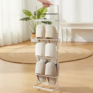 심플 실내화 거치대 거실 현관 욕실 사무실 슬리퍼 걸이 꽂이 정리대