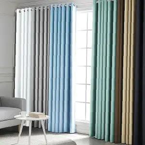 암막 커튼 240cm 3중직조 방한 차단 거실용 안방용 봉타입 우풍방지 방음효과