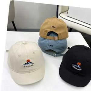 자수 포인트 숏챙 볼캡 남녀공용 베이직 데일리모자