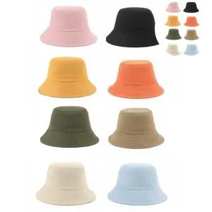 연예인모자패션모자 남녀 공용 단체 여행 캠핑 룩 컬러 버킷 햇 벙거지