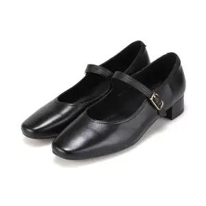 [BABARA][26SS 신상] 바바라 양가죽 베이직 논슬립 메리제인 여성 플랫 3cm_BBJ131