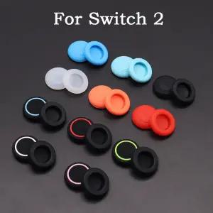 10PC 스위치 2 실리콘 고무 엄지 그립 캡 교체 조이스틱 캡 프로텍터 호환 가능한 닌텐도 스위치 2 조이콘