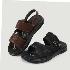 쿠션샌들 편안한 여름 쿠션 와이드 스트랩 샌들 데일리 캐주얼