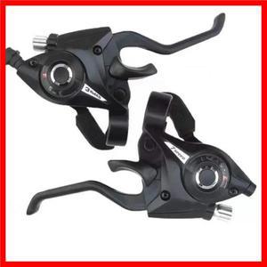 자전거 변속기 3x7 21 속도 스위치 MTB 자전거 시프터 레버 브레이크 (시프트 케이블 포함) 자전거 트레킹