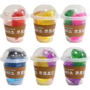 아이스 커피트럭 슬라임 액체괴물 촉감놀이 12개 액괴 장난감