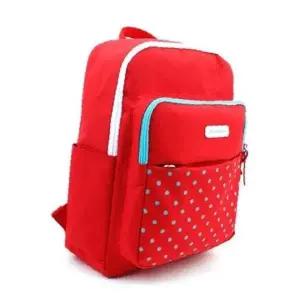(색상 레드-XL)도트 키즈 책가방 초등학생 여아 레드 백팩 초등 가방