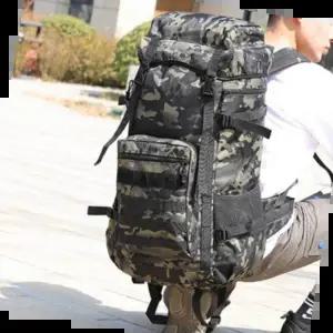 등산용백팩 카모 백팩 대용량 가방 등산 배낭 여행 스타일 70L