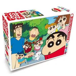 짱구는 못말려 직소퍼즐 500조각_숲속산책 그림 맞추기 피스 취미 인테리어 캐릭터 취미용 선물용