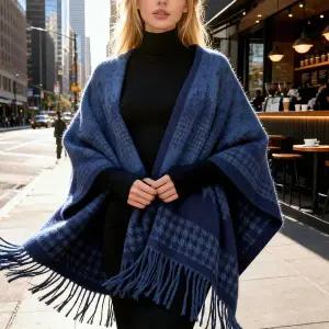 아트 클래식 케이프 어깨 숄 담요 망토 가디건 판쵸 목도리 넥워머 간절기 패션
