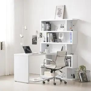 듀1200 책상 5단대형책장 세트