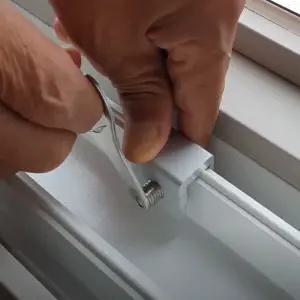 창문 잠금 장치 방범 고정 스토퍼 1구형+하트렌치 창문잠금장치 장문잠금