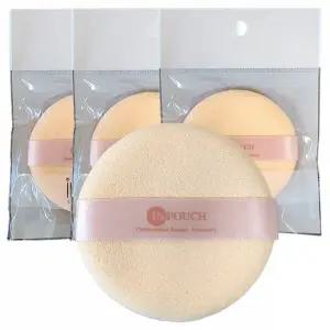 bns 인파우치 원형 보세캐론 퍼프 소 3개 메이크업 분첩 뷰티소품 파운데이션