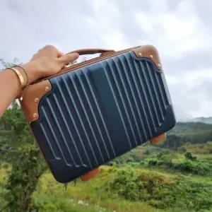 기내 레트로 미니 케리어 14인치 여친선물 뷰티박스 기내반입 기내용가방 출장가방