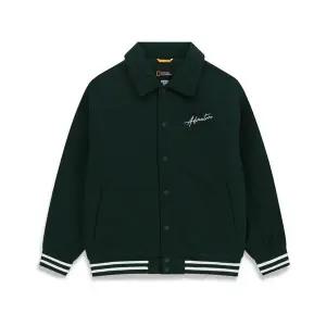 [내셔널지오그래픽키즈](대전신세계)키즈 바시티 스태디엄 패딩 점퍼 D/GREEN