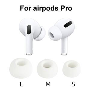 최신 소프트 실리콘 이어폰 팁 Airpods Pro 3 Pcs 용 이어 플러그 커버 Airpods 3 용 L M S 사이즈 헤드폰 이어팁