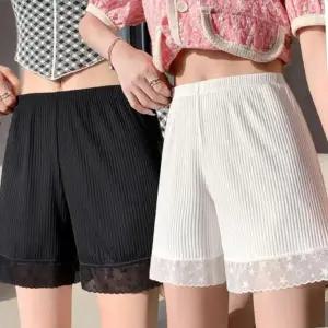 여성 시원한 반바지홈웨어 이너 러블리 별모양 부드러운 너풀반바지 망사속바지