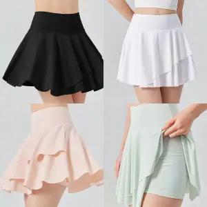 (청복유한)골프플리츠2중스커 BX80IQ02 테니스스커트 속바지