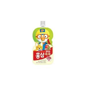 팔도 뽀로로 홍삼쑥쑥 어린이음료 사과매실 100ml x 40ea