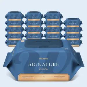 베베숲 시그니처 위드블루 물티슈 70매 캡 20팩