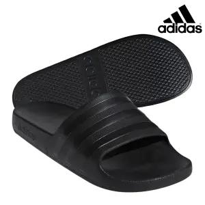 아디다스 아딜렛 아쿠아 슬리퍼 블랙 F35550 남녀공용 욕실화 샤워 샌들