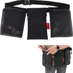 바위 채집 벨트 조절 가능한 허리 있는 가방 가볍고 선물 커버 1개 사냥 주위에 피킹 수 수집용 제니 야외