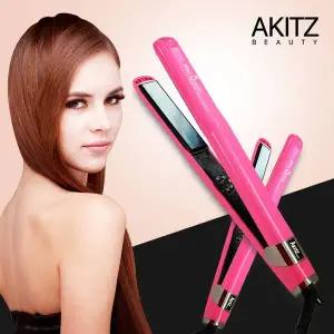 [아키즈]프리미엄 케라틴 고데기 엣지핑크 케라틴매직 전문가용 AT-01S-PK
