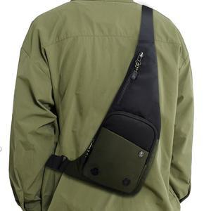 남성용 피스 슬링백 여성용 숄더백 백팩 스트랩 포켓 등산 캠핑 아웃도어용 가슴 가방