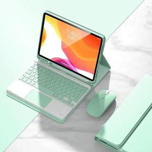 iPad 11세대 11인치 2025 A16 마그네틱 키보드 케이스 및 무료 마우스 Funda용 터치패드 쉘