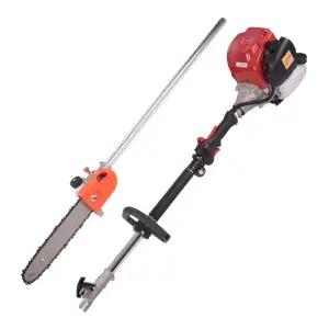 가솔린 고지톱 엔진 장대 정원 원예 체인톱 절단기 멀티 다용도