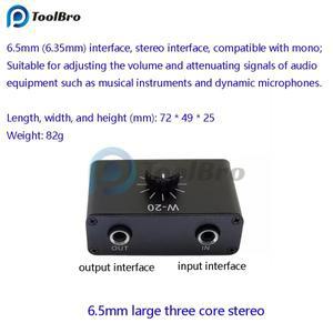감쇠 컨트롤러 악기 다이나믹 마이크 볼륨 조절기 6.5mm 지원 스테레오 모노