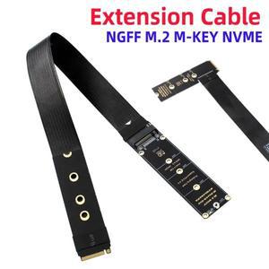 M.2 NVMe SSD 연장 케이블 PCle4.0 PCI-Express 4.0 X4 M 키 확장기 2230 2242 호환