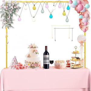 테이블 위에 놓는 막대형 스탠드 높이 조절 가능한 풍선 아치 꽃 생일 파티 결혼식 할로윈 크리스마스 장식