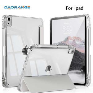 아이패드 11세대 A16 프로 13 11 m5 m4 m3 12.9 에어 m2 5 펜슬 홀더 포함 투명 케이스