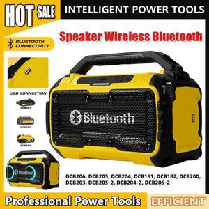Dewalt 18v 스피커용 무선 블루투스 호환 서브우퍼 야외 건설 현장 방수 라우드스피커 스테레오 서라운드