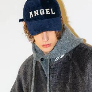 UNISEX 엔젤 레터링 코듀로이 볼캡 [NAVY] / SBC4U91007