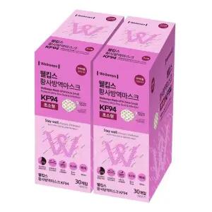 웰킵스 KF94 초소형 마스크 , 30매x 2 코스트코 마켓송지2602