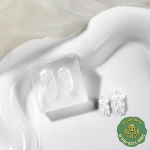 천사 바로크 네일 몰드 3d 조각 실리콘 DIY 매니큐어 데코 도구